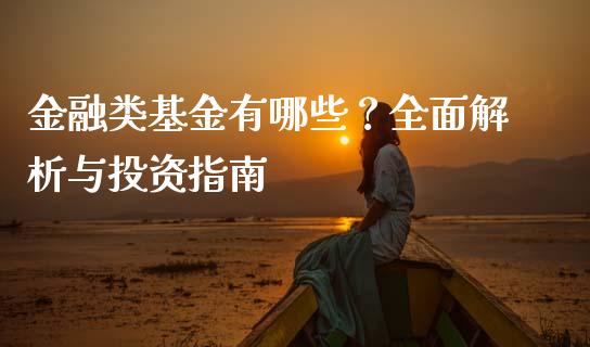 金融类基金有哪些？全面解析与投资指南_https://m.lcpcjs.com_白银期货保证金_第1张