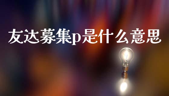 友达募集p是什么意思_https://m.lcpcjs.com_期货交易时间_第1张