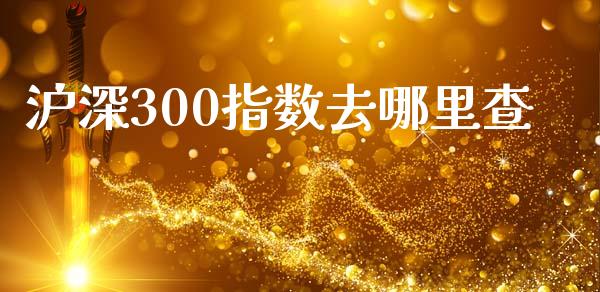沪深300指数去哪里查_https://m.lcpcjs.com_恒指期货保证金_第1张
