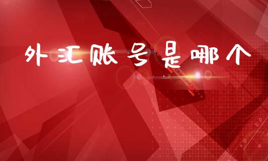 外汇账号是哪个_https://m.lcpcjs.com_白银期货保证金_第1张