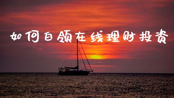 如何白领在线理财投资_https://m.lcpcjs.com_恒指期货保证金_第1张