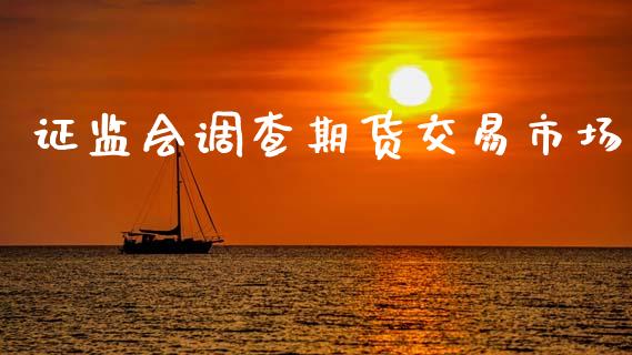 证监会调查期货交易市场_https://m.lcpcjs.com_白银期货保证金_第1张