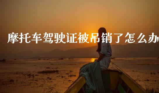 摩托车驾驶证被吊销了怎么办_https://m.lcpcjs.com_白银期货保证金_第1张