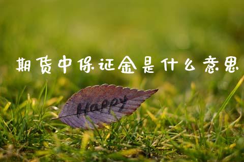 期货中保证金是什么意思_https://m.lcpcjs.com_白银期货保证金_第1张