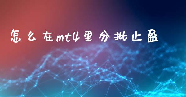 怎么在mt4里分批止盈_https://m.lcpcjs.com_白银期货保证金_第1张