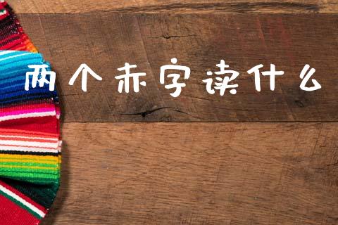 两个赤字读什么_https://m.lcpcjs.com_期货交易时间_第1张