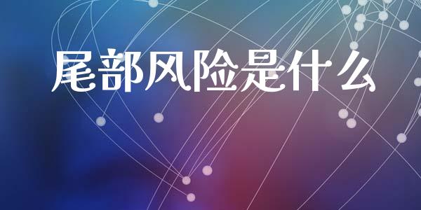 尾部风险是什么_https://m.lcpcjs.com_白银期货保证金_第1张