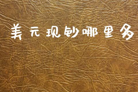 美元现钞哪里多_https://m.lcpcjs.com_期货交易_第1张