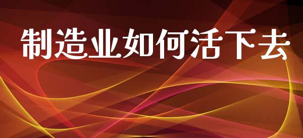 制造业如何活下去_https://m.lcpcjs.com_白银期货保证金_第1张