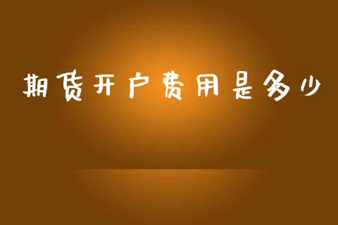 期货开户费用是多少_https://m.lcpcjs.com_期货交易时间_第1张