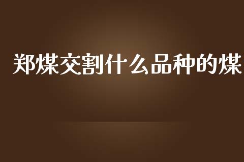 郑煤交割什么品种的煤_期货交易时间_第1张_白银期货保证金_期货交易_恒指期货保证金_期货交易时间 郑煤交割什么品种的煤_https://m.lcpcjs.com_期货交易时间_第1张