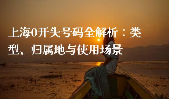 上海0开头号码全解析：类型、归属地与使用场景_https://m.lcpcjs.com_期货交易_第1张
