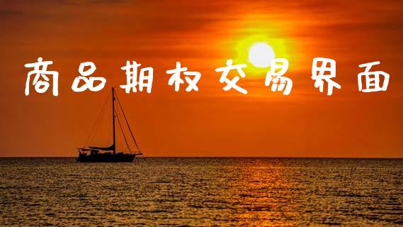 商品期权交易界面_https://m.lcpcjs.com_恒指期货保证金_第1张