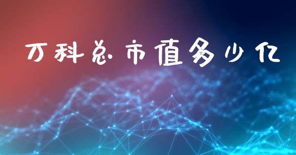 万科总市值多少亿_https://m.lcpcjs.com_期货交易_第1张