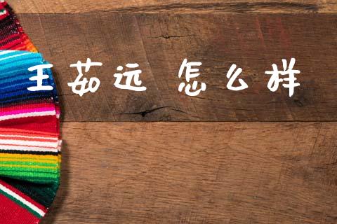 王茹远 怎么样_https://m.lcpcjs.com_期货交易_第1张