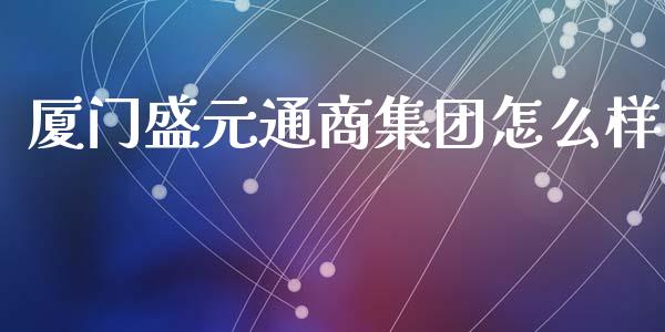 厦门盛元通商集团怎么样_https://m.lcpcjs.com_期货交易_第1张