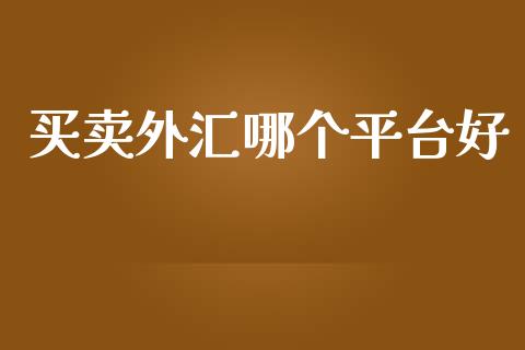 买卖外汇哪个平台好_https://m.lcpcjs.com_期货交易时间_第1张