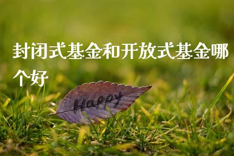 封闭式基金和开放式基金哪个好_https://m.lcpcjs.com_期货交易时间_第1张