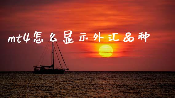 mt4怎么显示外汇品种_https://m.lcpcjs.com_期货交易_第1张