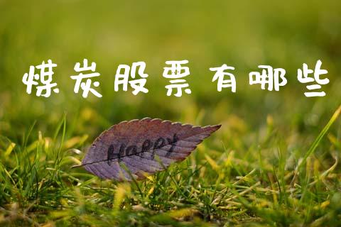 煤炭股票有哪些_https://m.lcpcjs.com_恒指期货保证金_第1张