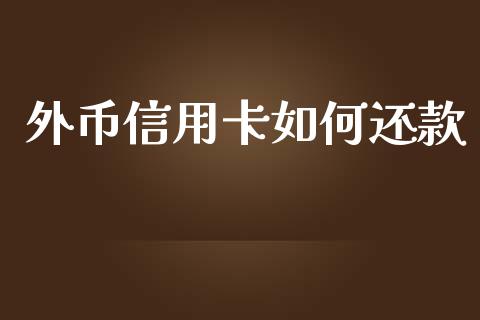 外币信用卡如何还款_https://m.lcpcjs.com_白银期货保证金_第1张