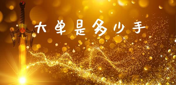 大单是多少手_https://m.lcpcjs.com_期货交易时间_第1张