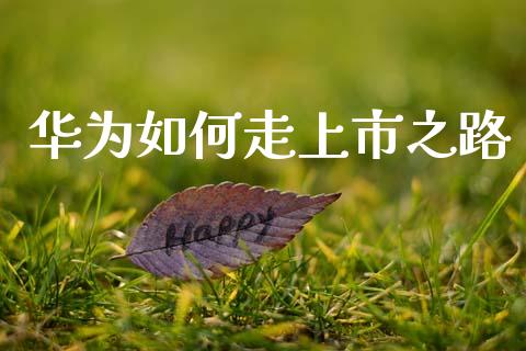 华为如何走上市之路_https://m.lcpcjs.com_期货交易时间_第1张