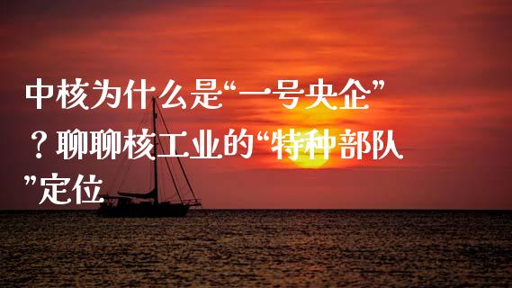 中核为什么是“一号央企”？聊聊核工业的“特种部队”定位_https://m.lcpcjs.com_恒指期货保证金_第1张