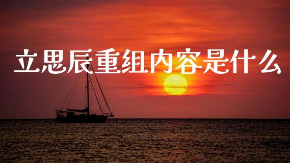 立思辰重组内容是什么_https://m.lcpcjs.com_恒指期货保证金_第1张