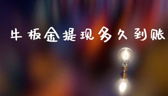 牛板金提现多久到账_https://m.lcpcjs.com_期货交易时间_第1张