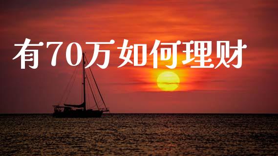 有70万如何理财_https://m.lcpcjs.com_期货交易时间_第1张