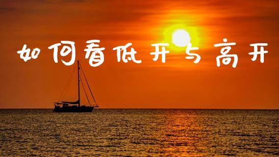 如何看低开与高开_https://m.lcpcjs.com_期货交易_第1张