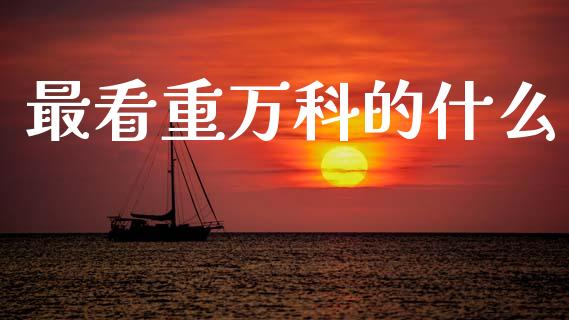 最看重万科的什么_https://m.lcpcjs.com_期货交易_第1张