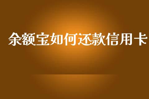 余额宝如何还款信用卡_https://m.lcpcjs.com_期货交易_第1张