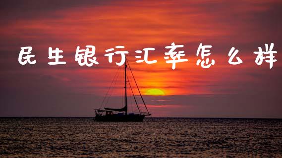 民生银行汇率怎么样_https://m.lcpcjs.com_恒指期货保证金_第1张