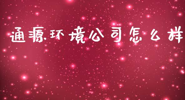 通源环境公司怎么样_https://m.lcpcjs.com_期货交易_第1张