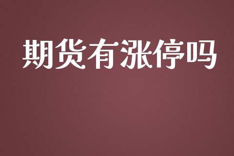 期货有涨停吗_https://m.lcpcjs.com_恒指期货保证金_第1张