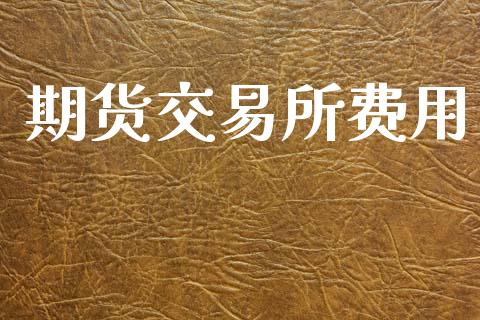 期货交易所费用_https://m.lcpcjs.com_期货交易_第1张