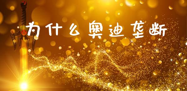 为什么奥迪垄断_https://m.lcpcjs.com_恒指期货保证金_第1张