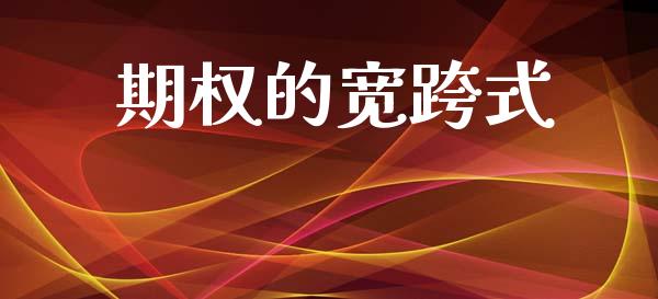 期权的宽跨式_https://m.lcpcjs.com_期货交易时间_第1张