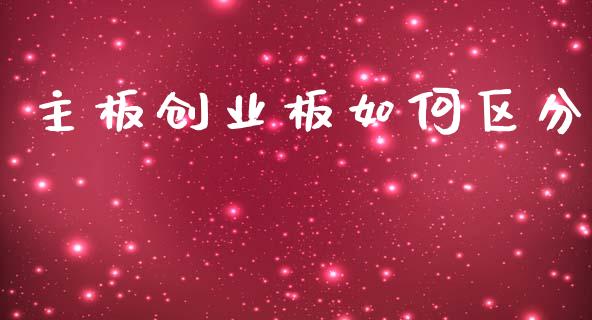 主板创业板如何区分_https://m.lcpcjs.com_恒指期货保证金_第1张