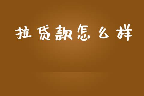 拉贷款怎么样_https://m.lcpcjs.com_恒指期货保证金_第1张