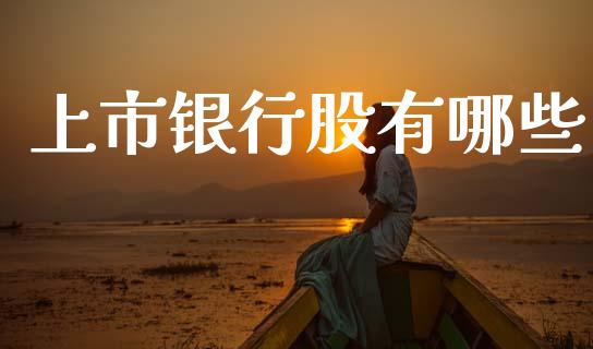 上市银行股有哪些_https://m.lcpcjs.com_期货交易时间_第1张