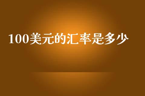 100美元的汇率是多少_https://m.lcpcjs.com_恒指期货保证金_第1张