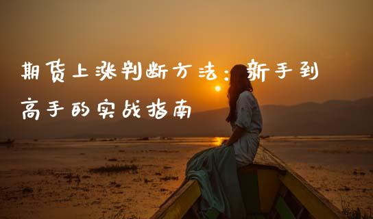 期货上涨判断方法：新手到高手的实战指南_https://m.lcpcjs.com_期货交易时间_第1张