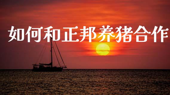 如何和正邦养猪合作_https://m.lcpcjs.com_恒指期货保证金_第1张